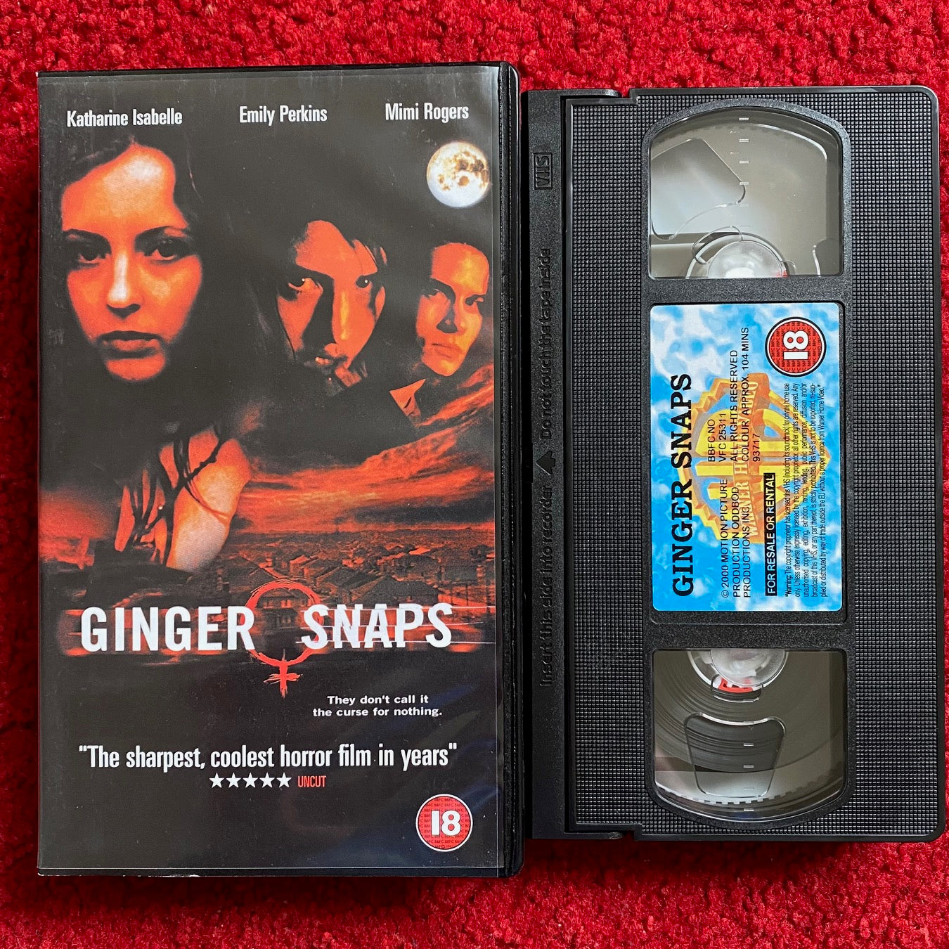 Ginger Snaps VHS Video (2000) S093717 – Horror Stock