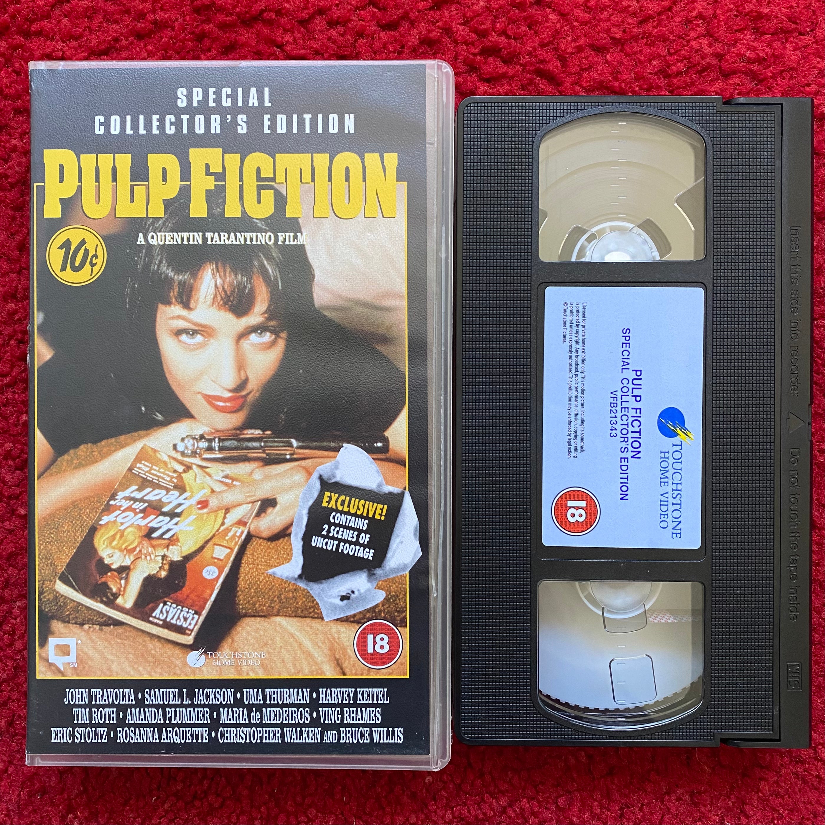 Outlets RARE Pulp Fiction (VHS, 1996, Special Collectors Edition) Factory Sealed NEW!