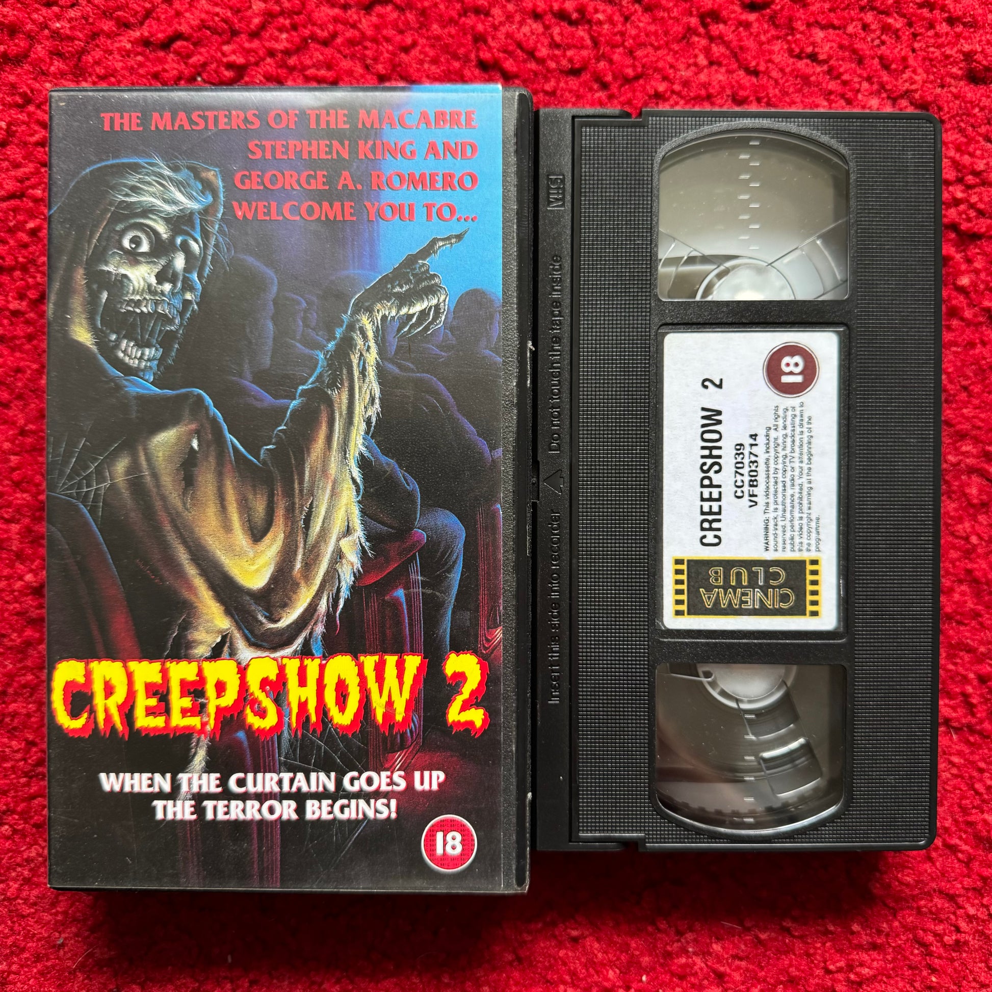 Creepshow 2 VHS Video (1987) CC7039