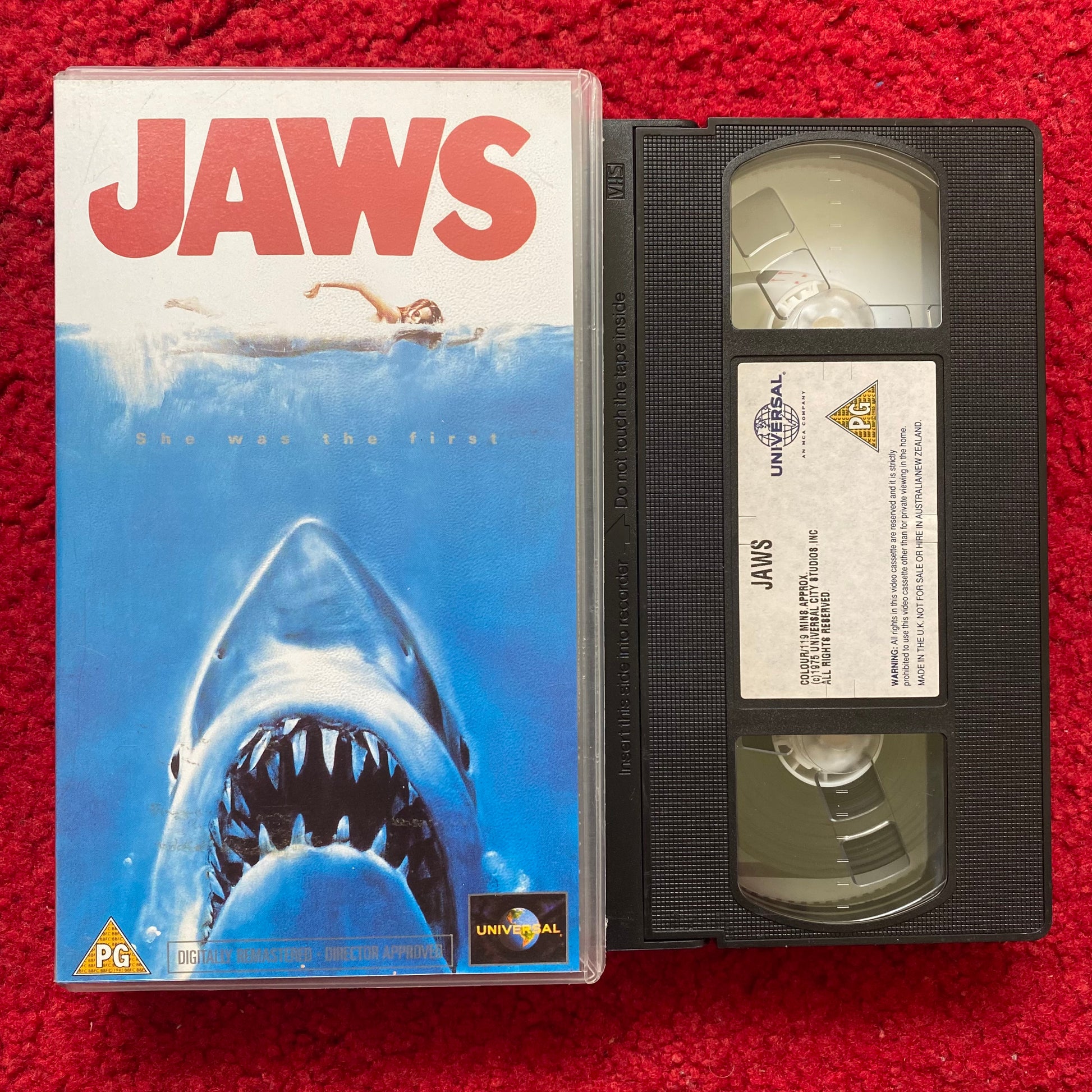 Jaws VHS Video (1975) VHR1870