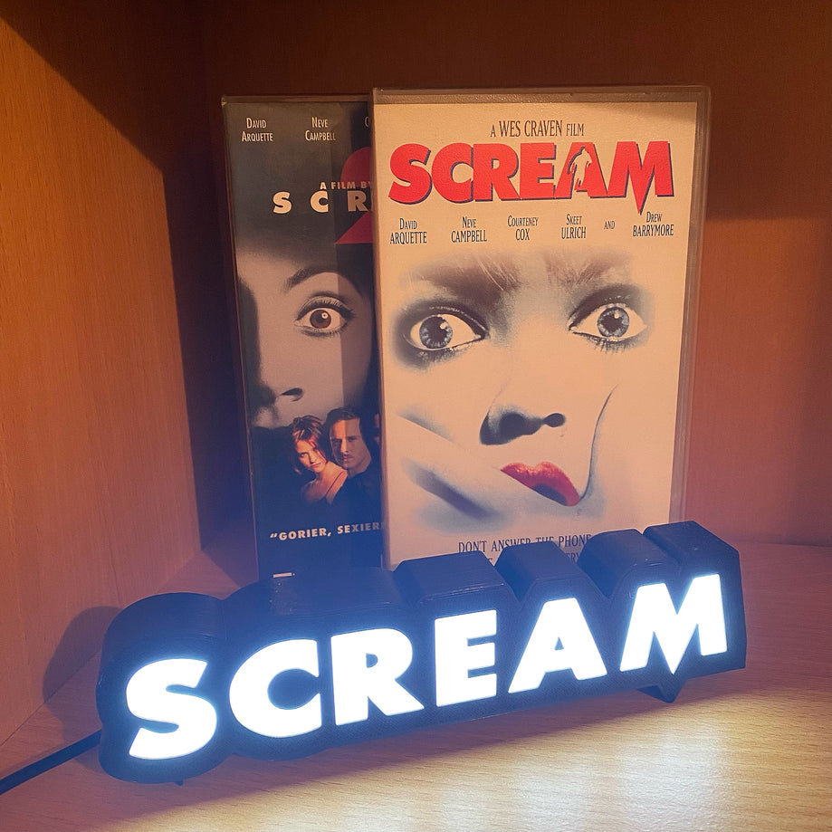Scream Horror Movie LED Light Sign