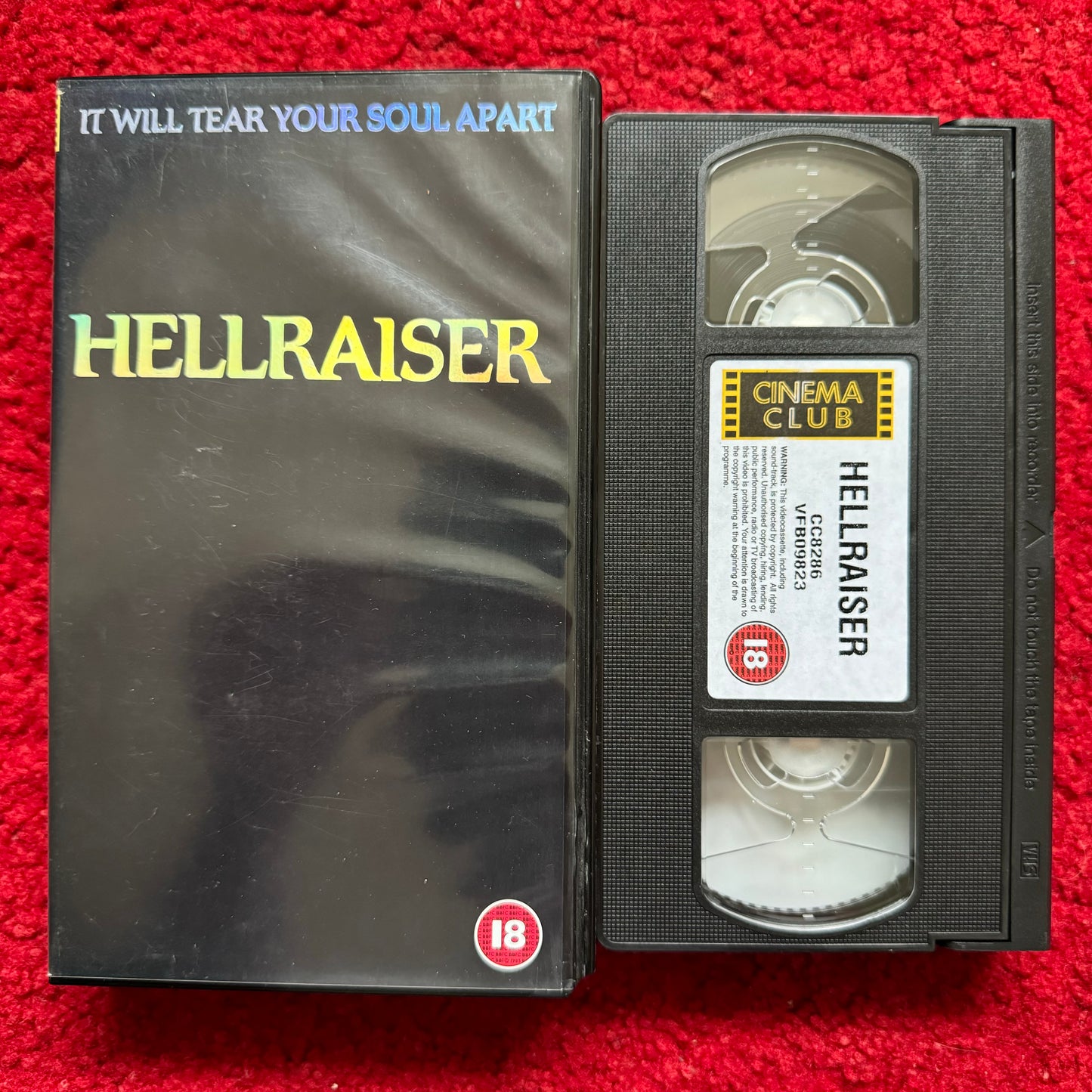 Hellraiser VHS Video (1987) CC8286