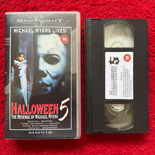 Halloween 5: The Revenge Of Michael Myers VHS Video (1989) SPT71093