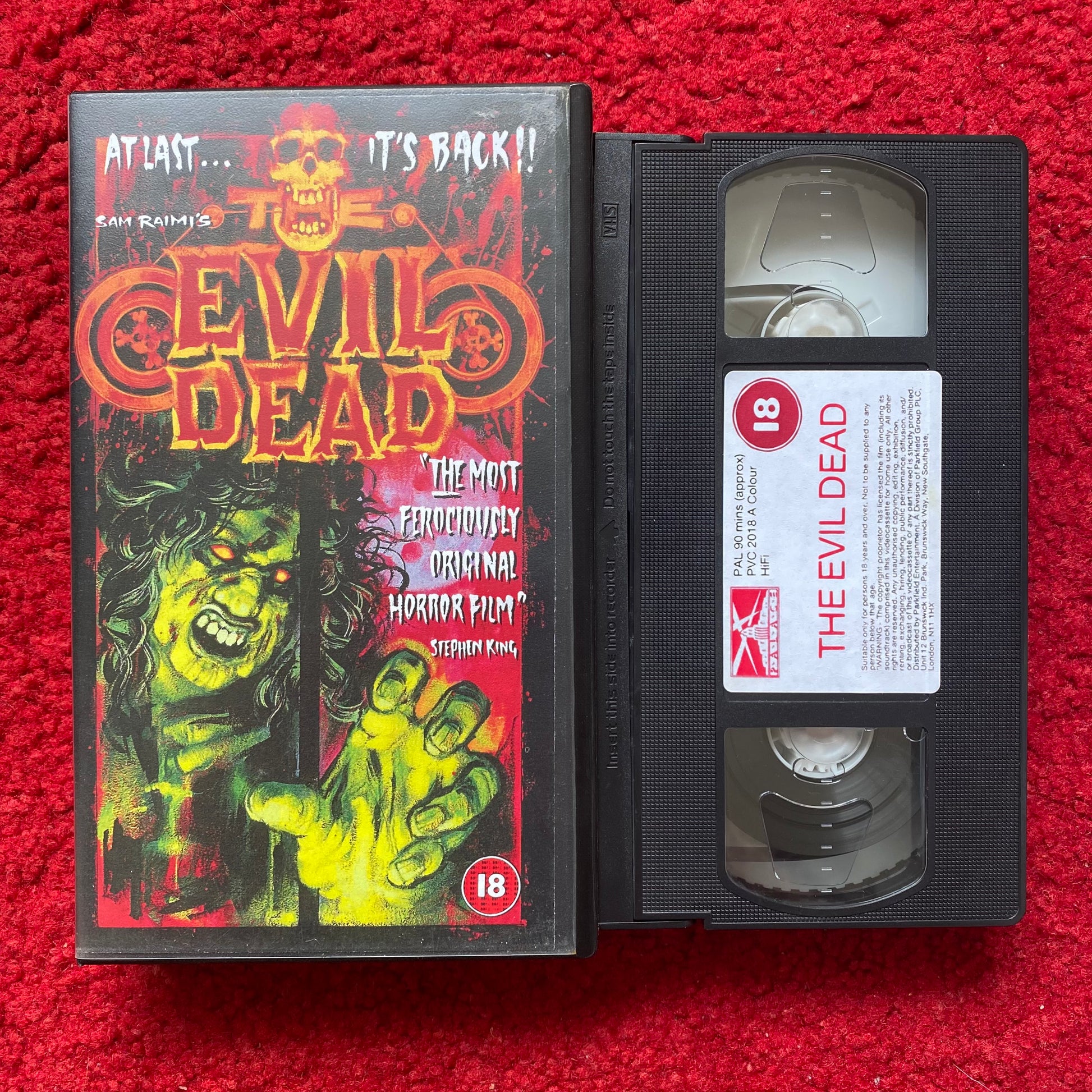 The Evil Dead VHS Video (1981) PVC2018A