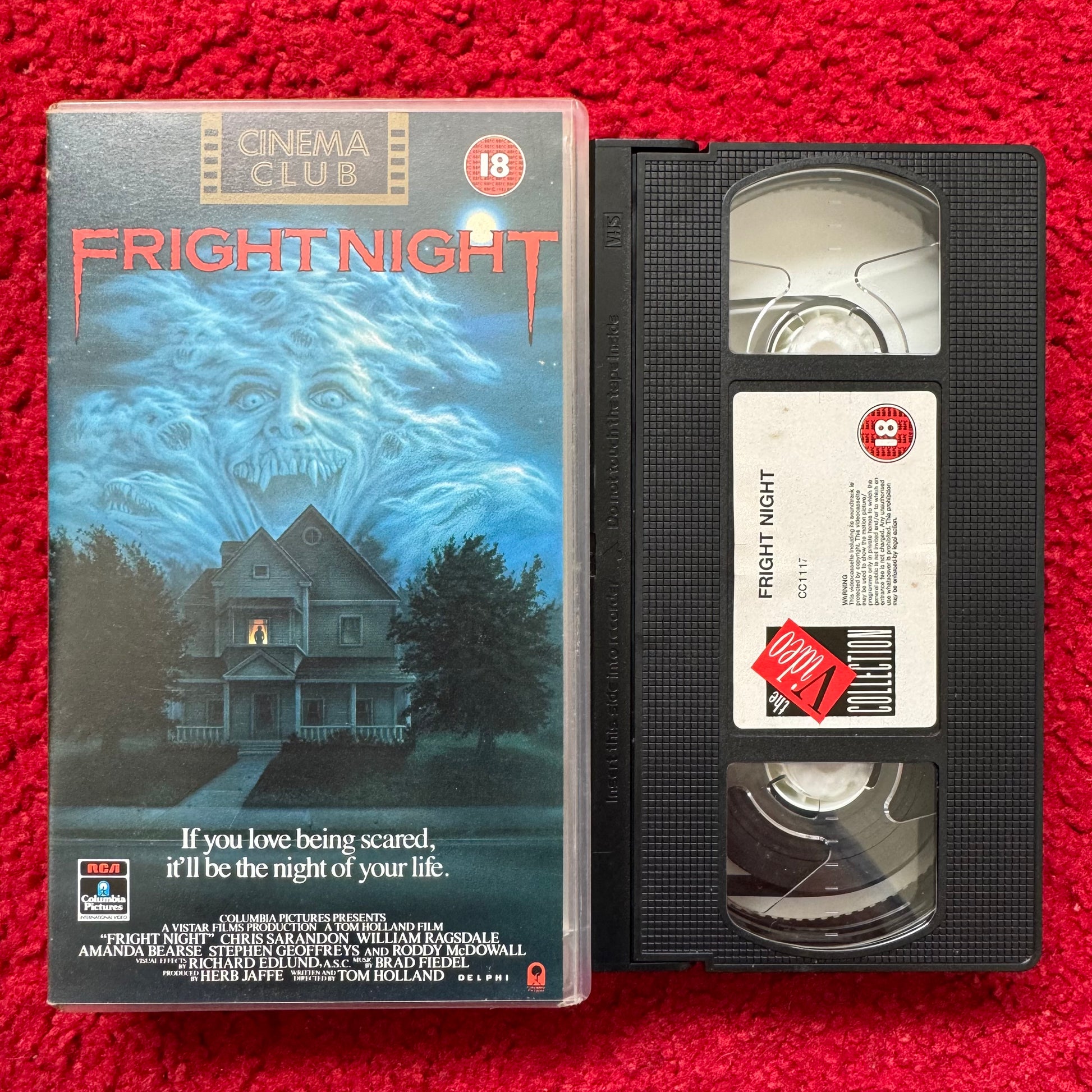 Fright Night VHS Video (1985) CC1117