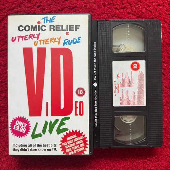 The Comic Relief Utterly Utterly Rude Video Live VHS Video (1986) VVD169