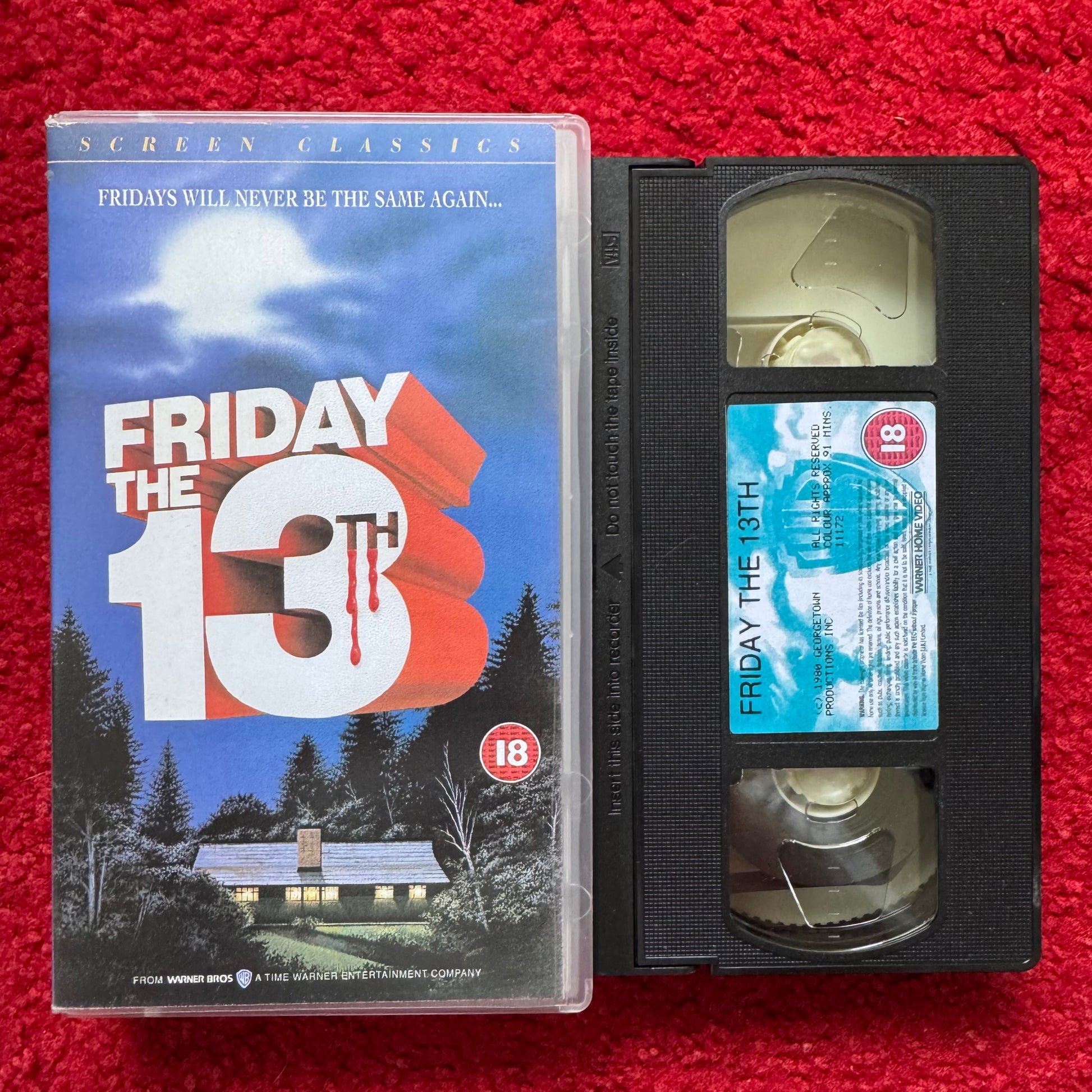 Friday The 13th VHS Video (1980) S011172