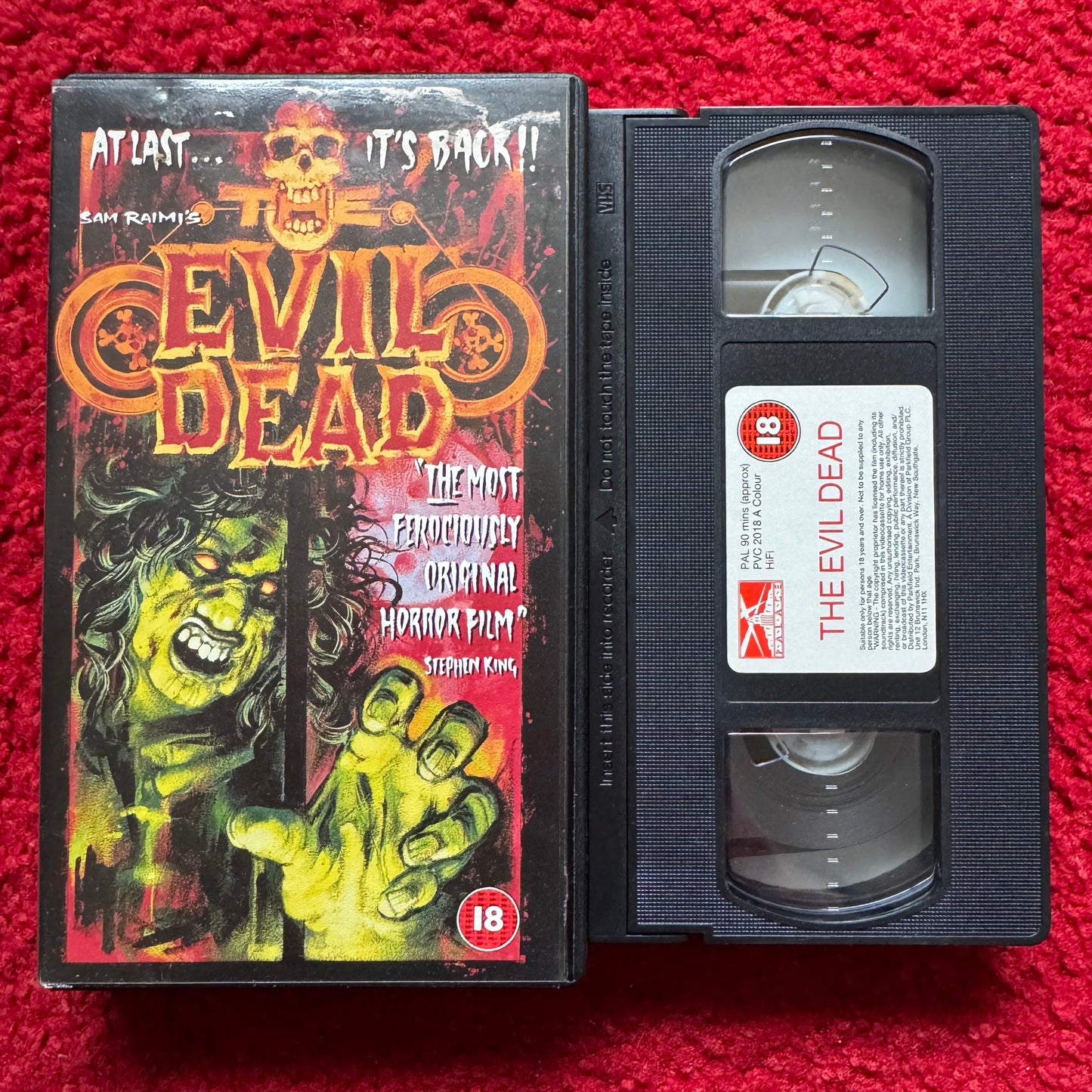 The Evil Dead VHS Video (1981) PVC2018A