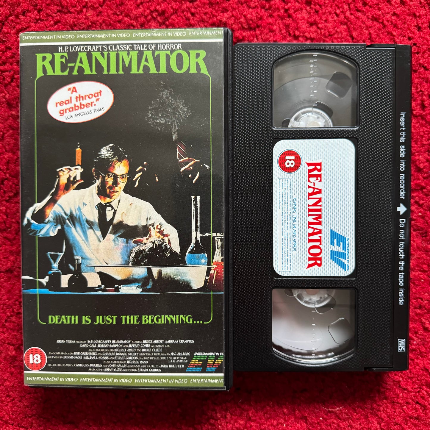 Re-Animator VHS Video (1985) EVS1012