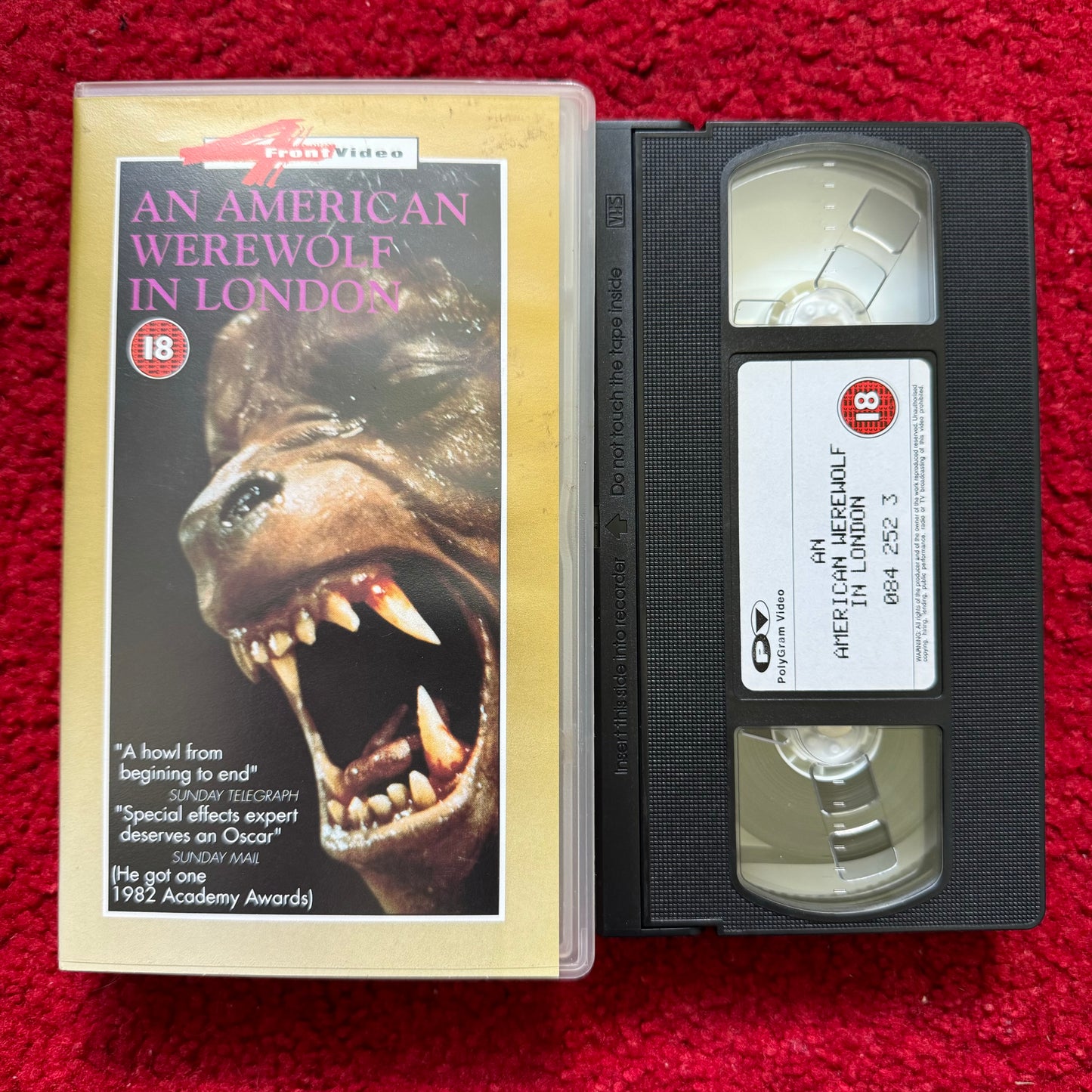 An American Werewolf in London VHS Video (1981) 0842523-GB