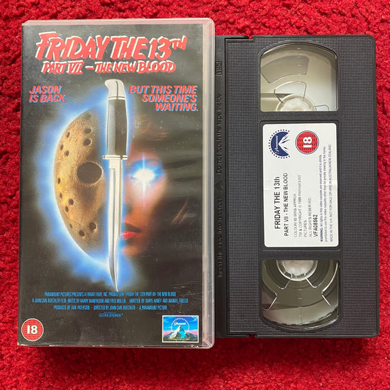 Friday The 13th Part VII: The New Blood VHS Video (1988) VHR2300