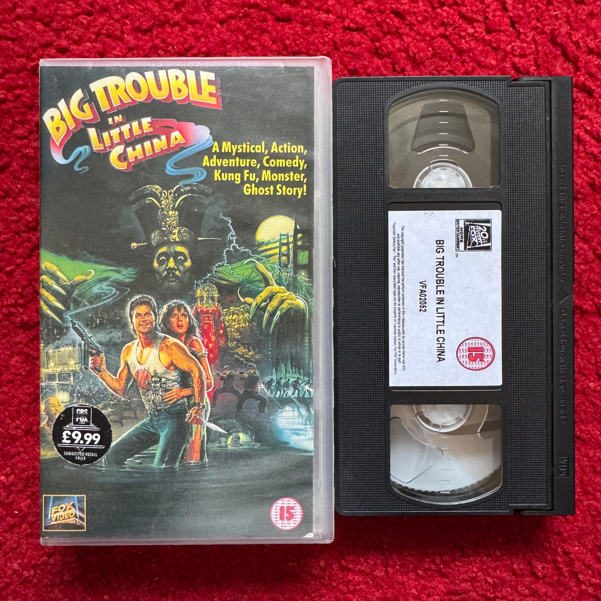 Big Trouble In Little China VHS Video (1986) 1502