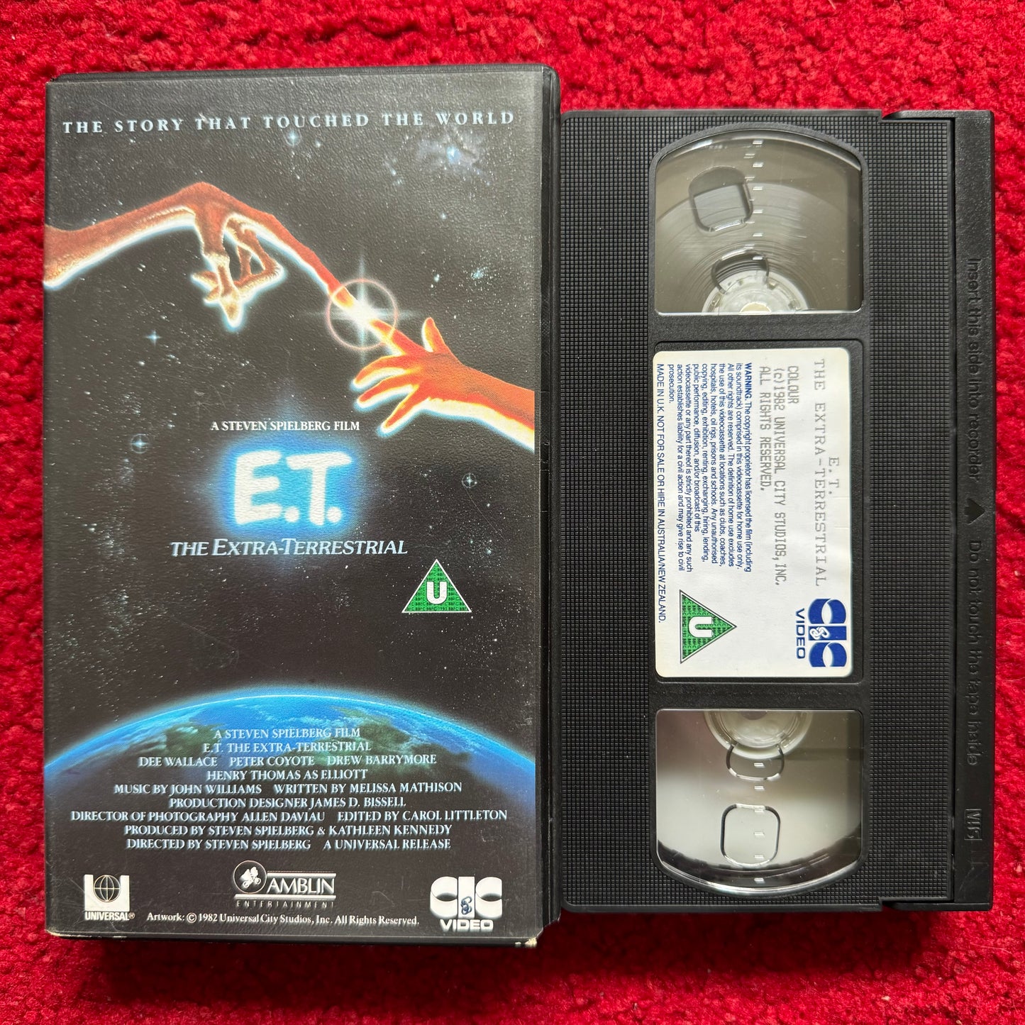 E.T. The Extra Terrestrial VHS Video (1982) VHR1318