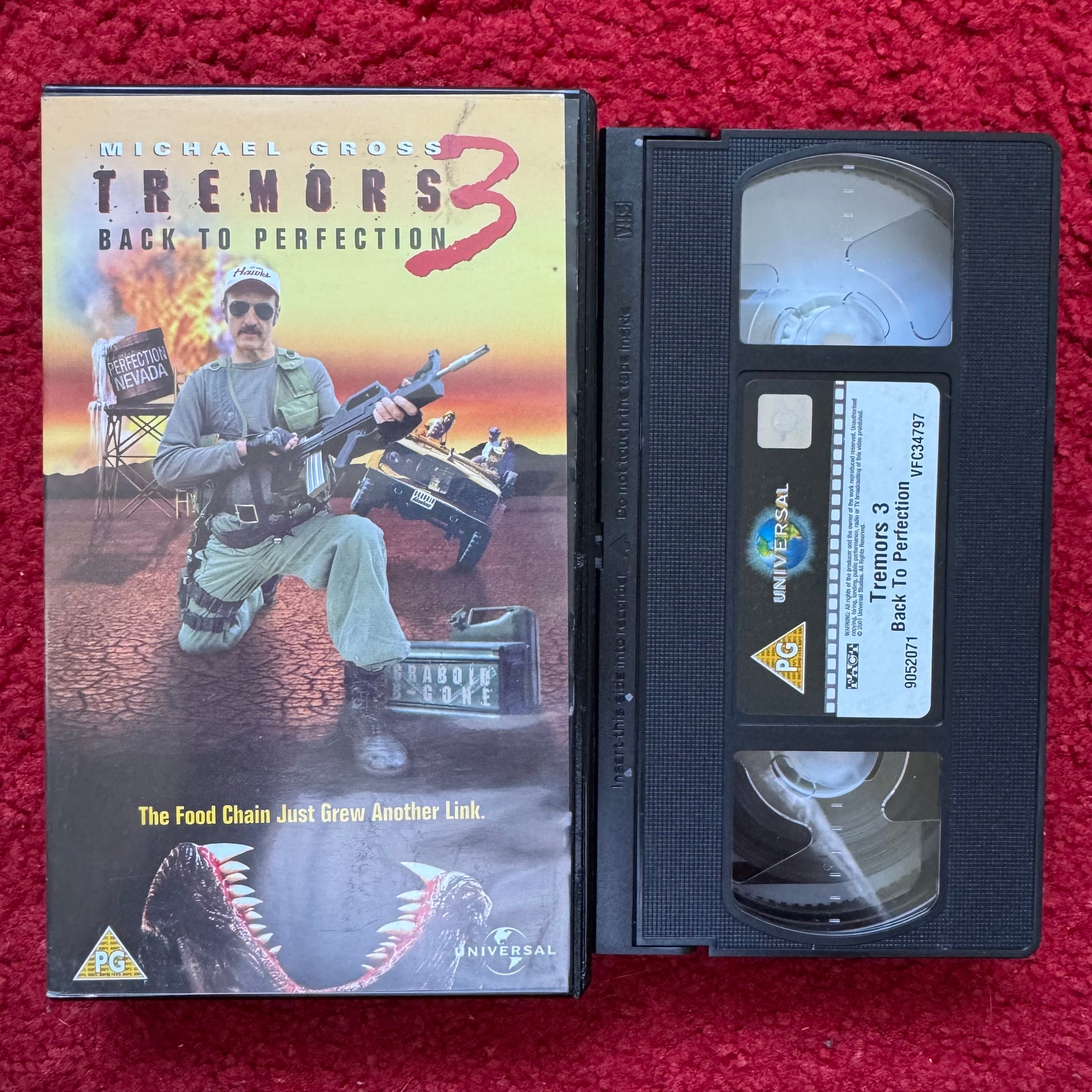 Tremors 3: Back to Perfection VHS Video (2001) 9052071