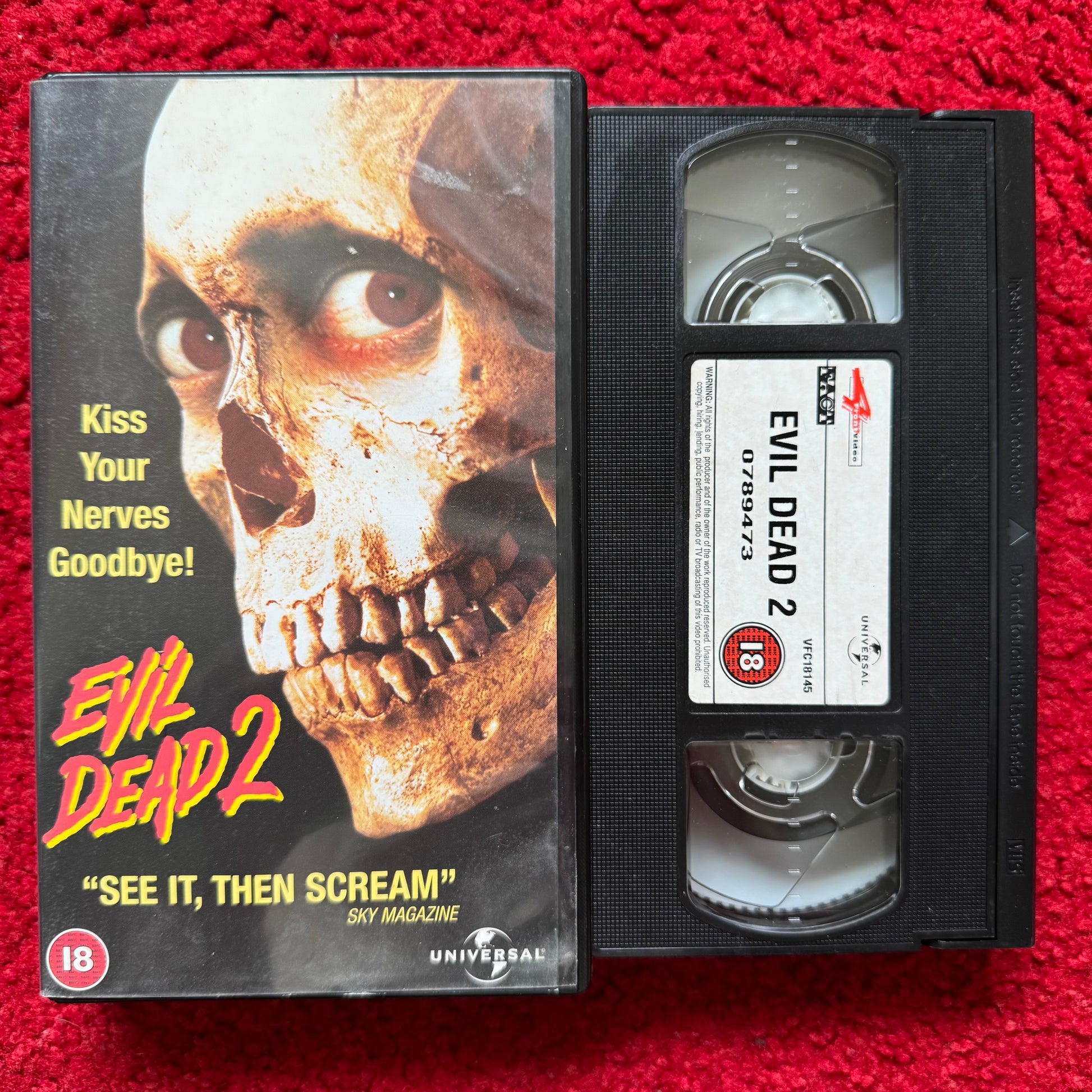 Evil Dead 2 VHS Video (1987) 789473