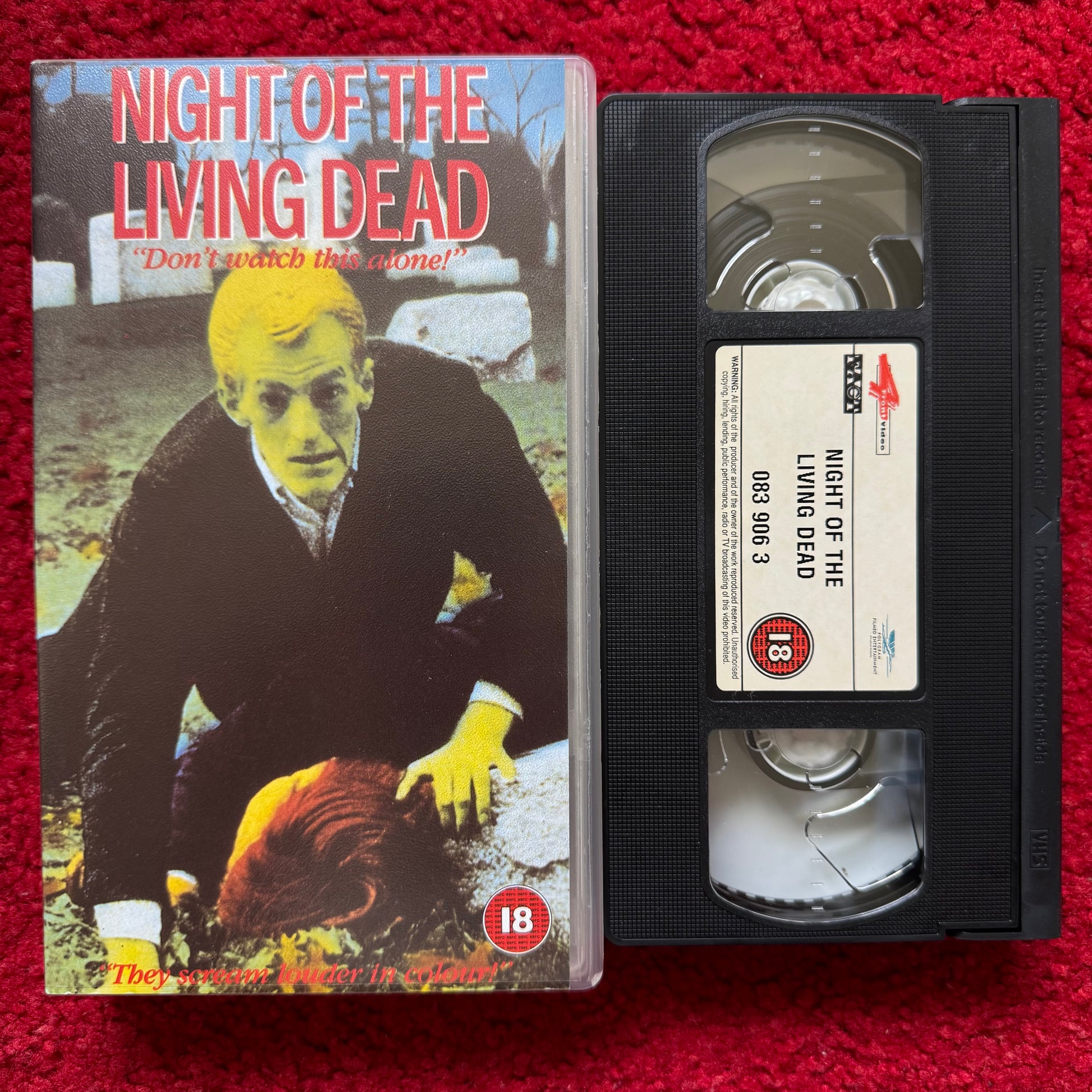 Night of the Living Dead VHS Video (1968) 839063