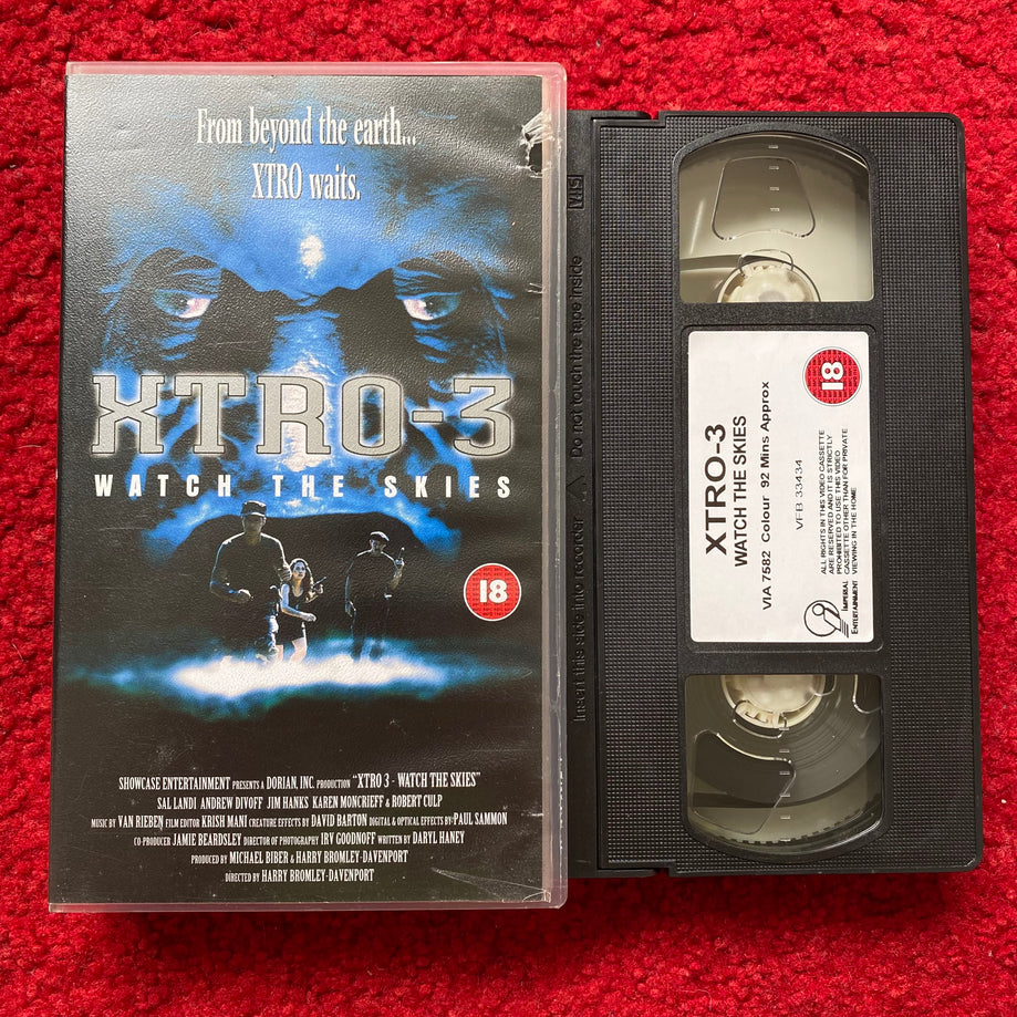 Xtro-3: Watch The Skies VHS Video (1995) VIA7582