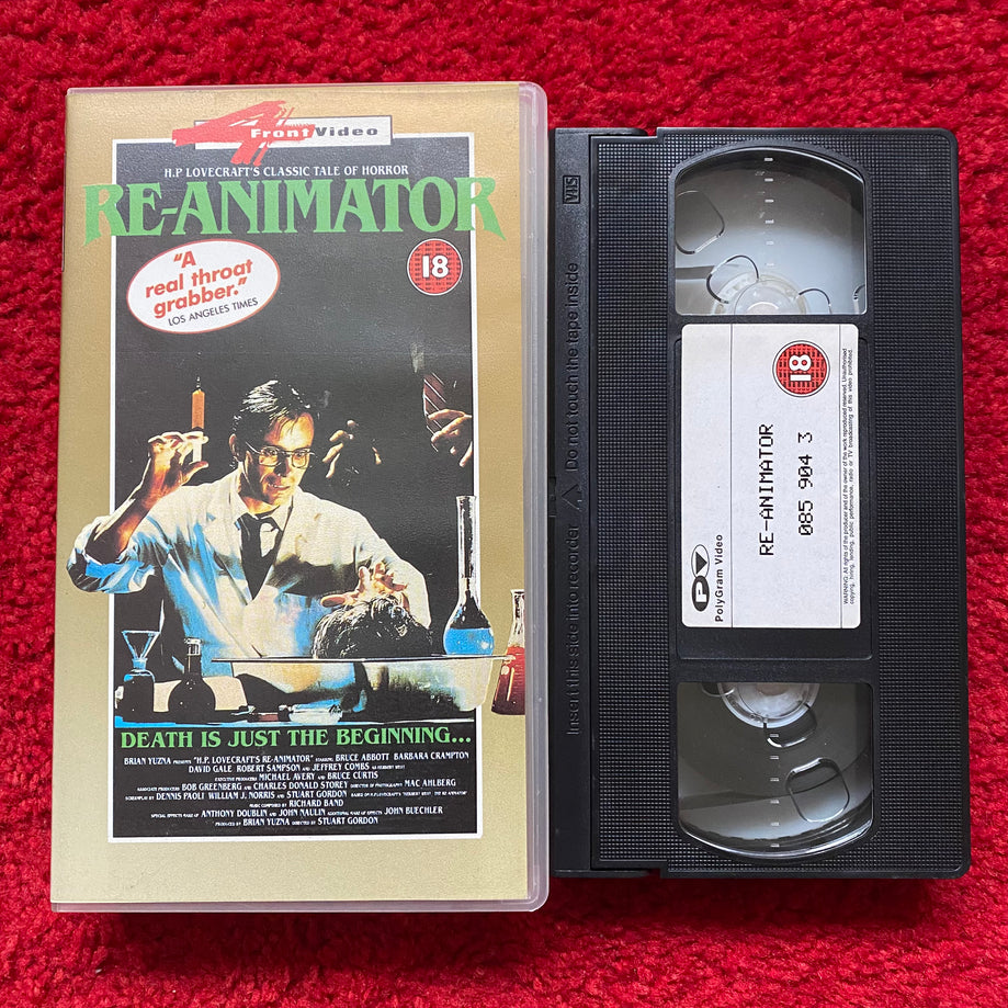 Re-Animator VHS Video (1985) 859043GB