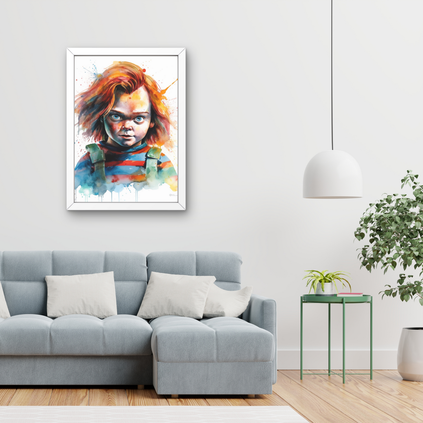 Horror Icons Wall Art Digital Prints (Freddy Krueger, Michael Myers, Chucky, Jason Vorhees, Pennywise)