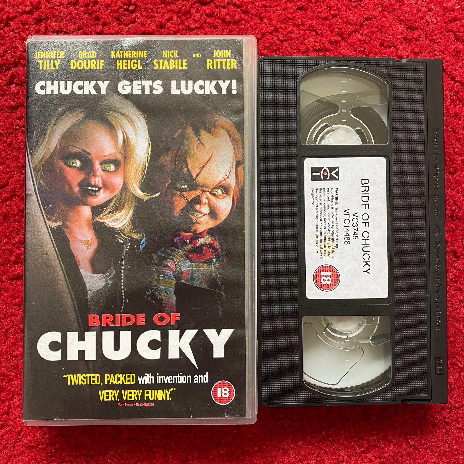 Bride of Chucky VHS Video (1998) VC3745