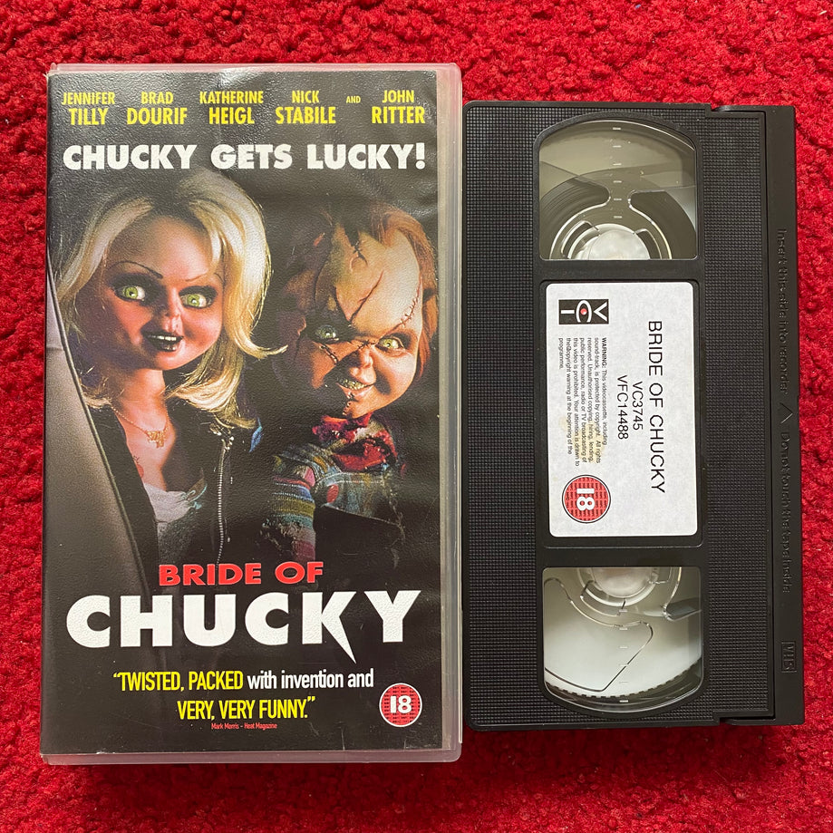 Bride of Chucky VHS Video (1998) VC3745