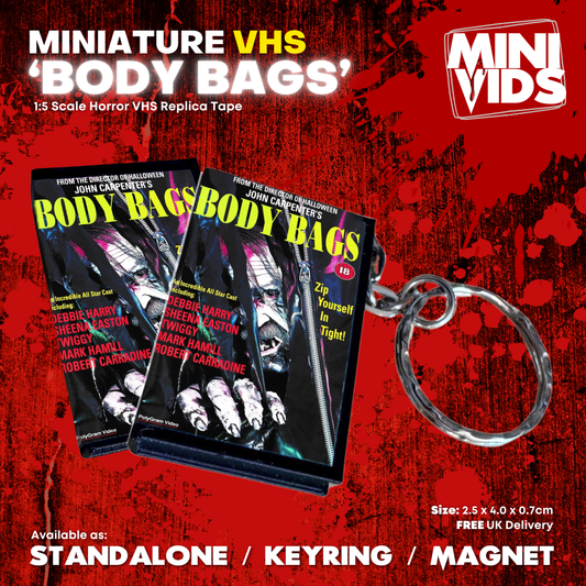 Body Bags 'MiniVids' Miniature Horror VHS