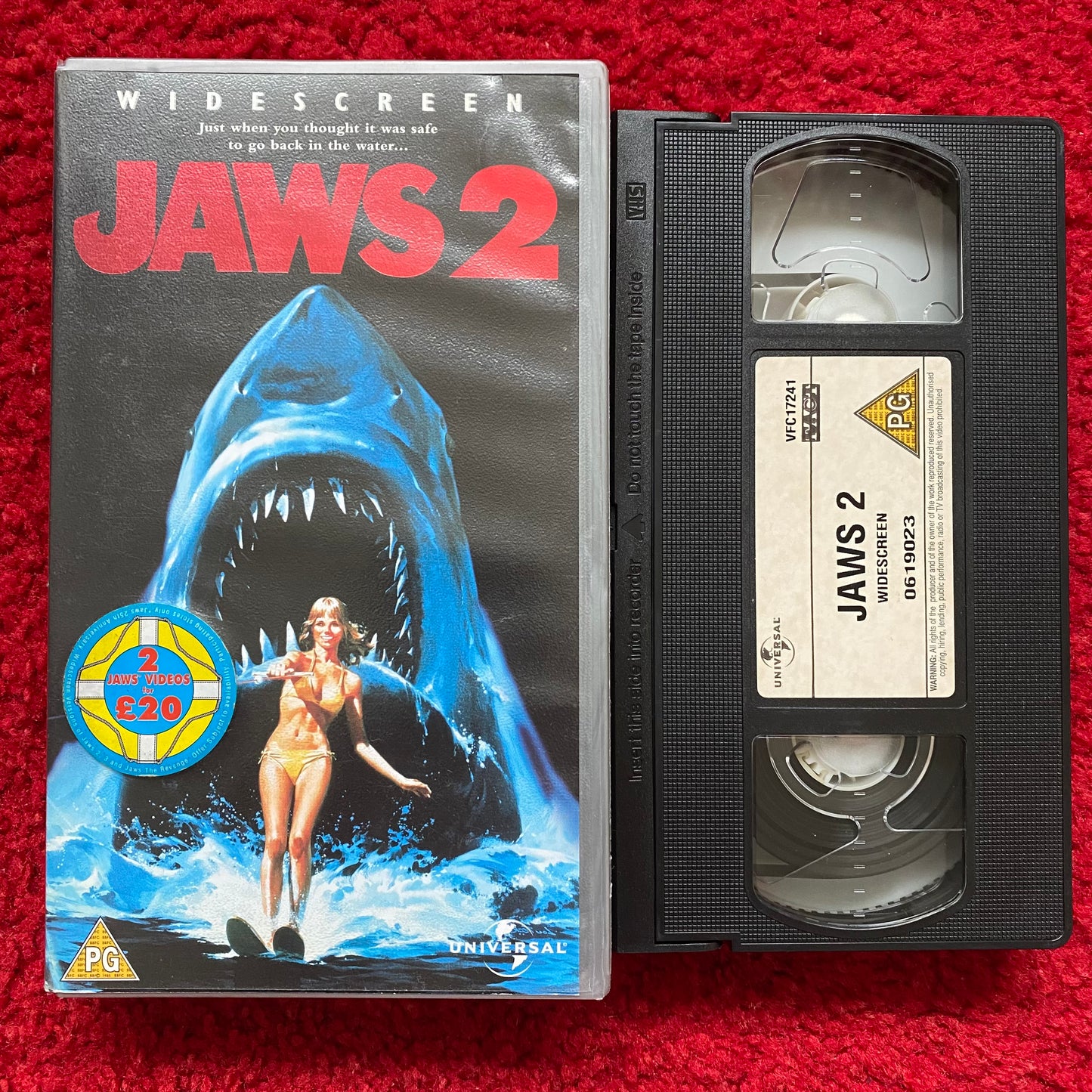 Jaws 2 VHS Video (1978) 619023