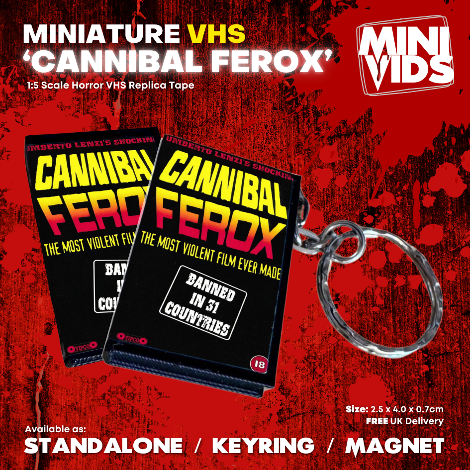 Cannibal Ferox 'MiniVids' Miniature Horror VHS