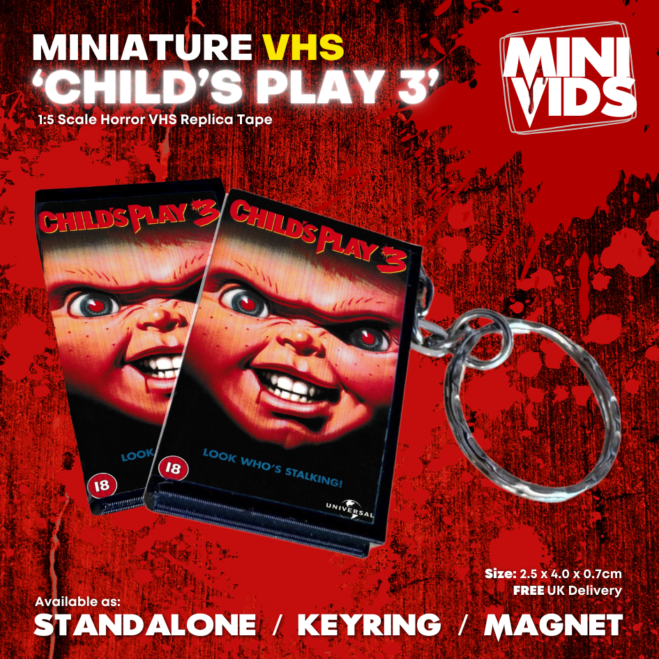 Childs Play 3 'MiniVids' Miniature Horror VHS