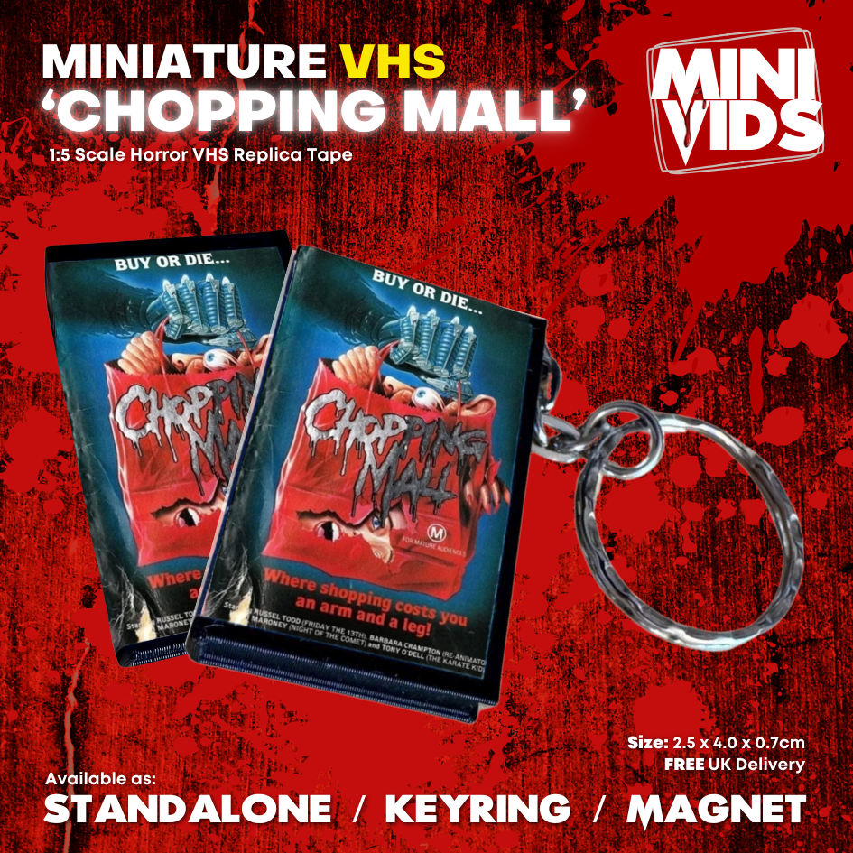 Chopping Mall 'MiniVids' Miniature Horror VHS