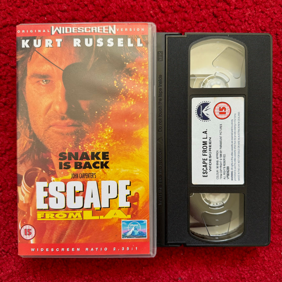 Escape From L.A. Widescreen VHS Video (1996) VHR4505