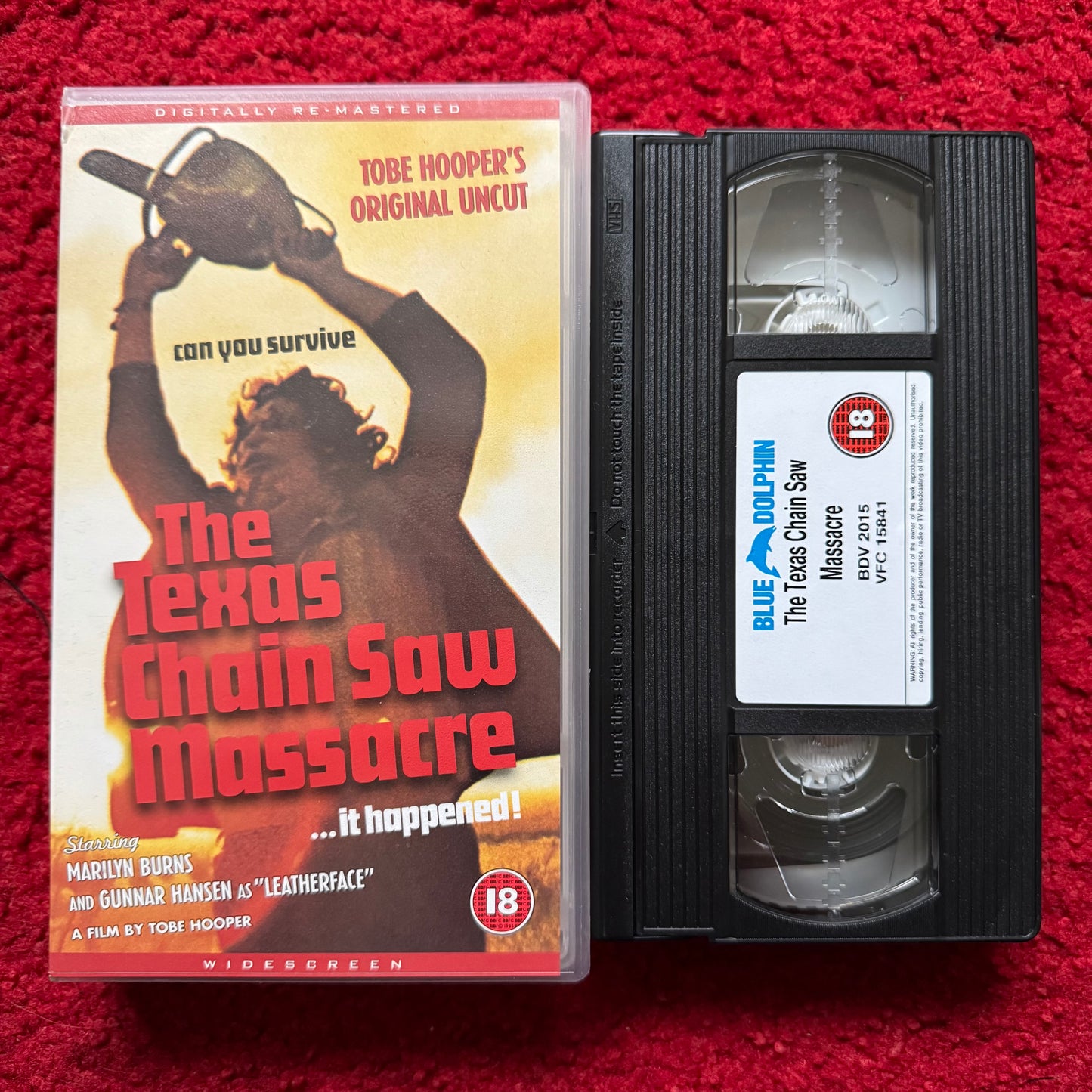 The Texas Chainsaw Massacre VHS Video (1974) BDV2015