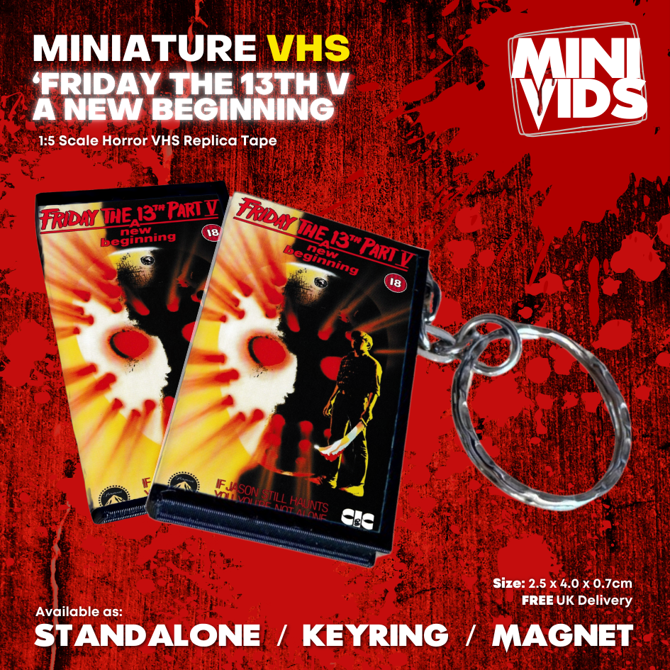 Friday the 13th 'MiniVids' Miniature Horror VHS