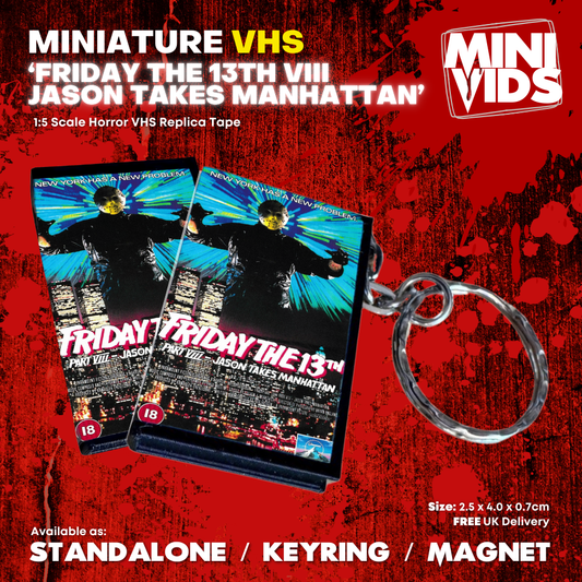 Friday the 13th VIII: Jason Takes Manhattan 'MiniVids' Miniature Horror VHS