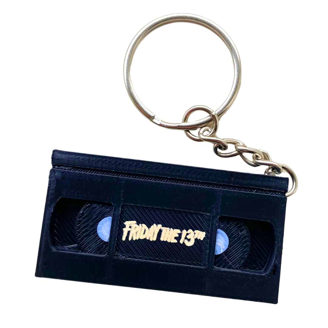 Friday the 13th Mini Horror VHS Keyring