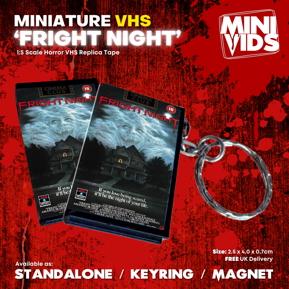 Fright Night 'MiniVids' Miniature Horror VHS