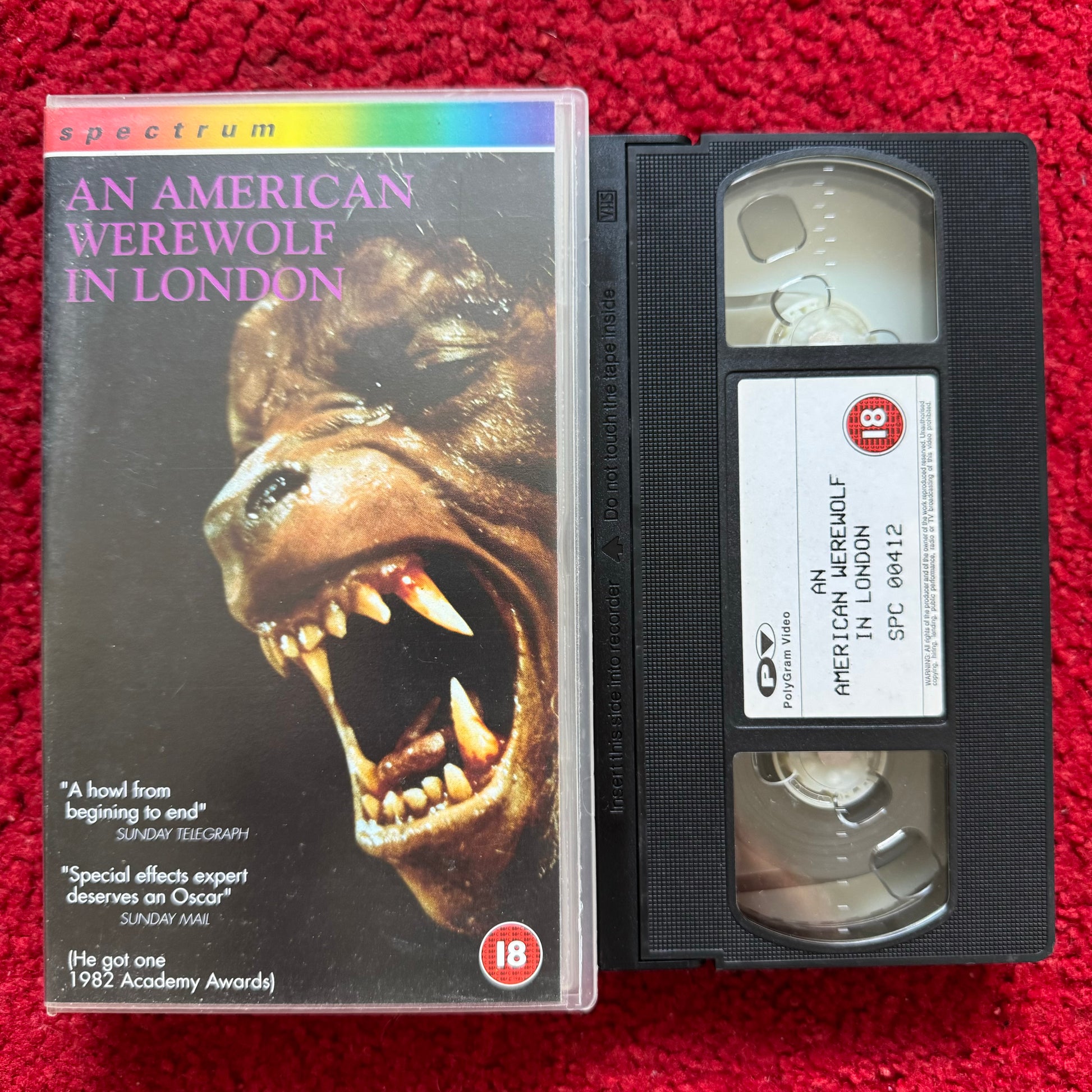 An American Werewolf In London VHS Video (1981) SPC00412