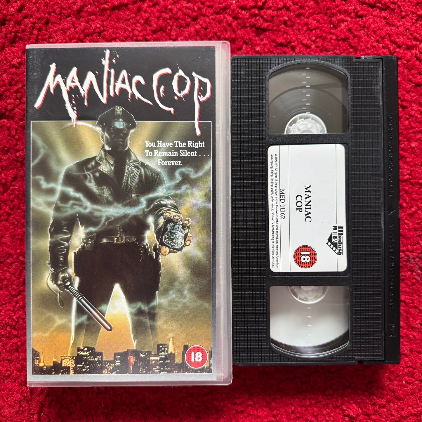 Maniac Cop VHS Video (1988) MED11162