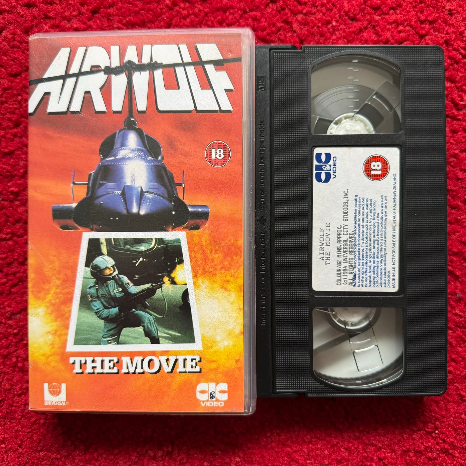 Airwolf: The Movie VHS Video (1984) VHR1504