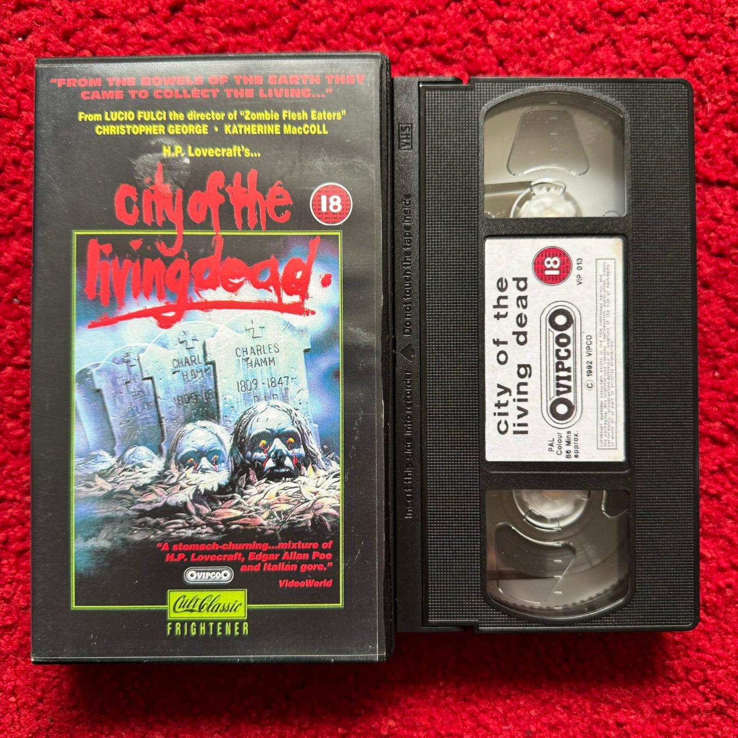 City of the Living Dead VHS Video (1980) VIP013