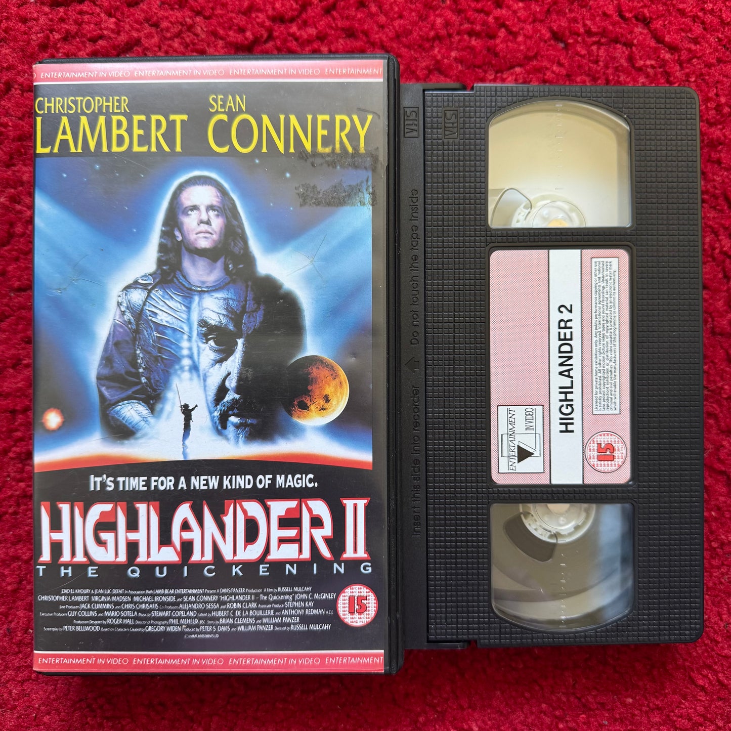 Highlander II: The Quickening VHS Video (1991) EVS1072