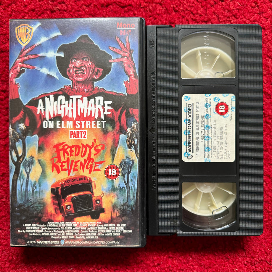 A Nightmare On Elm Street Part 2: Freddy's Revenge VHS Video (1985) PES35015 [Alt Artwork]