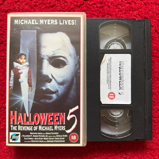 Halloween 5: The Revenge of Michael Myers VHS Video (1989) STV2126