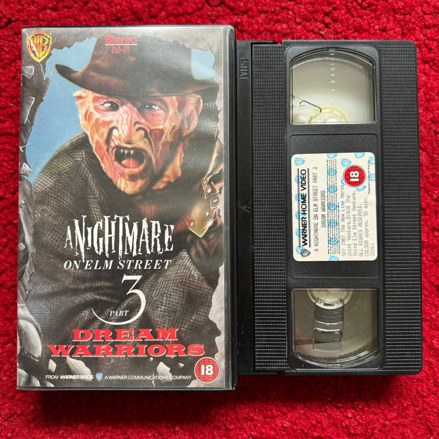 A Nightmare On Elm Street 3: Dream Warriors VHS Video (1987) PES35061