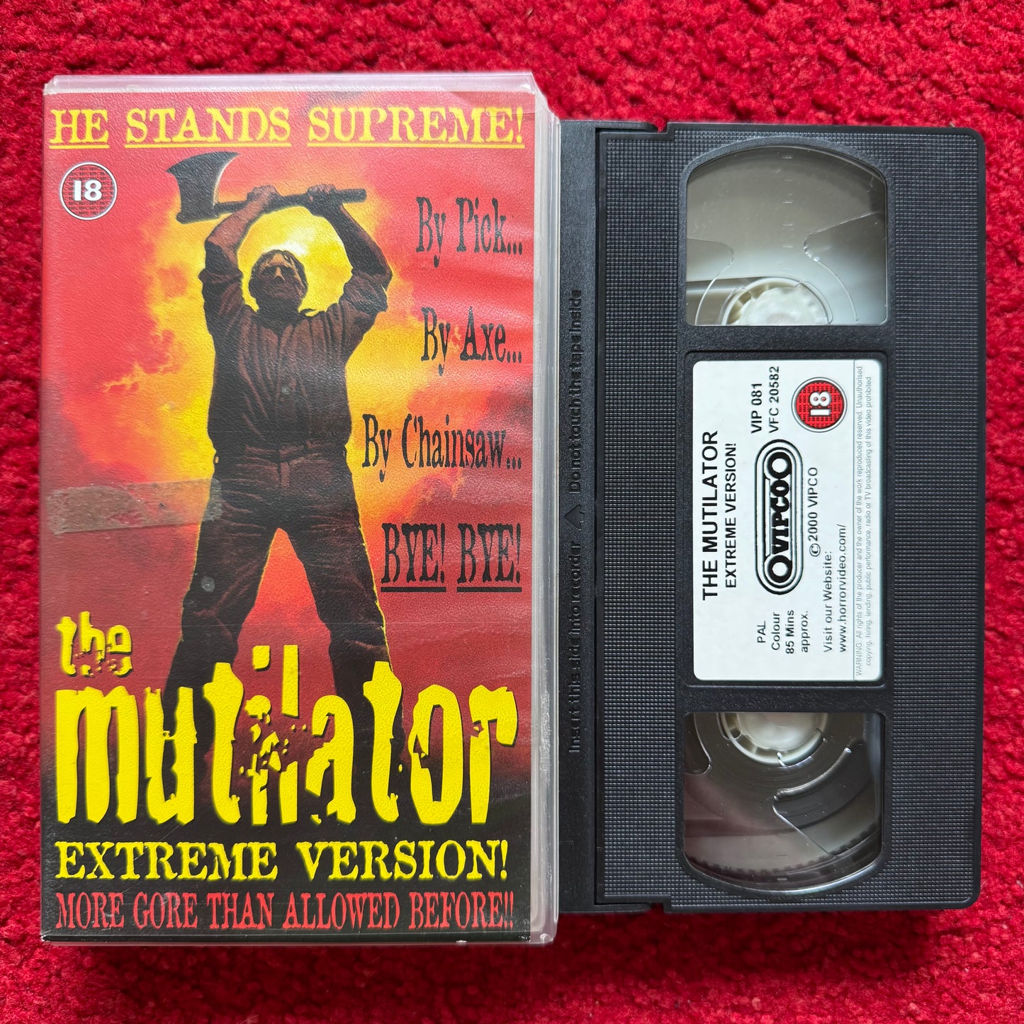 The Mutilator VHS Video (1984) VIP081