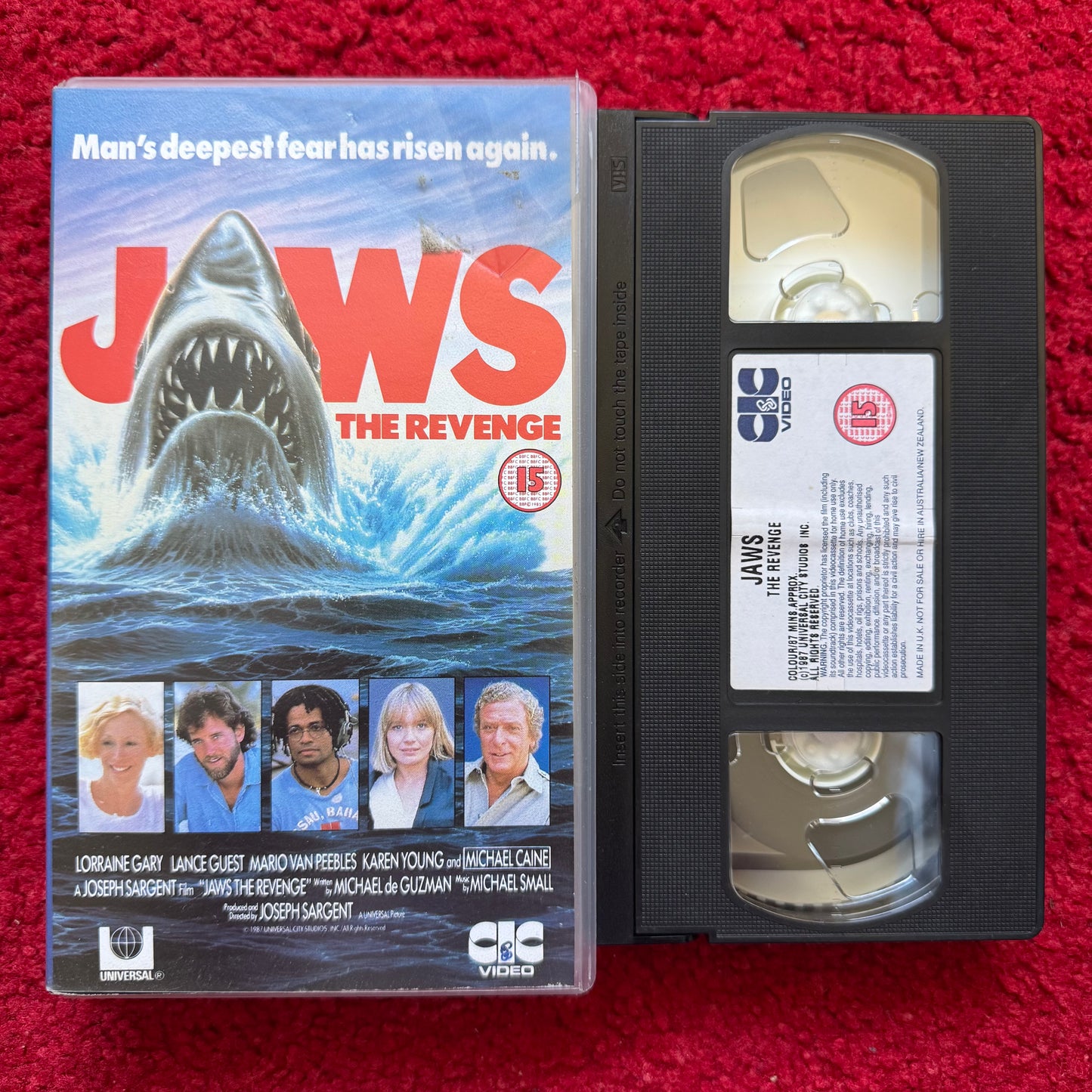 Jaws The Revenge VHS Video (1987) VHR1264