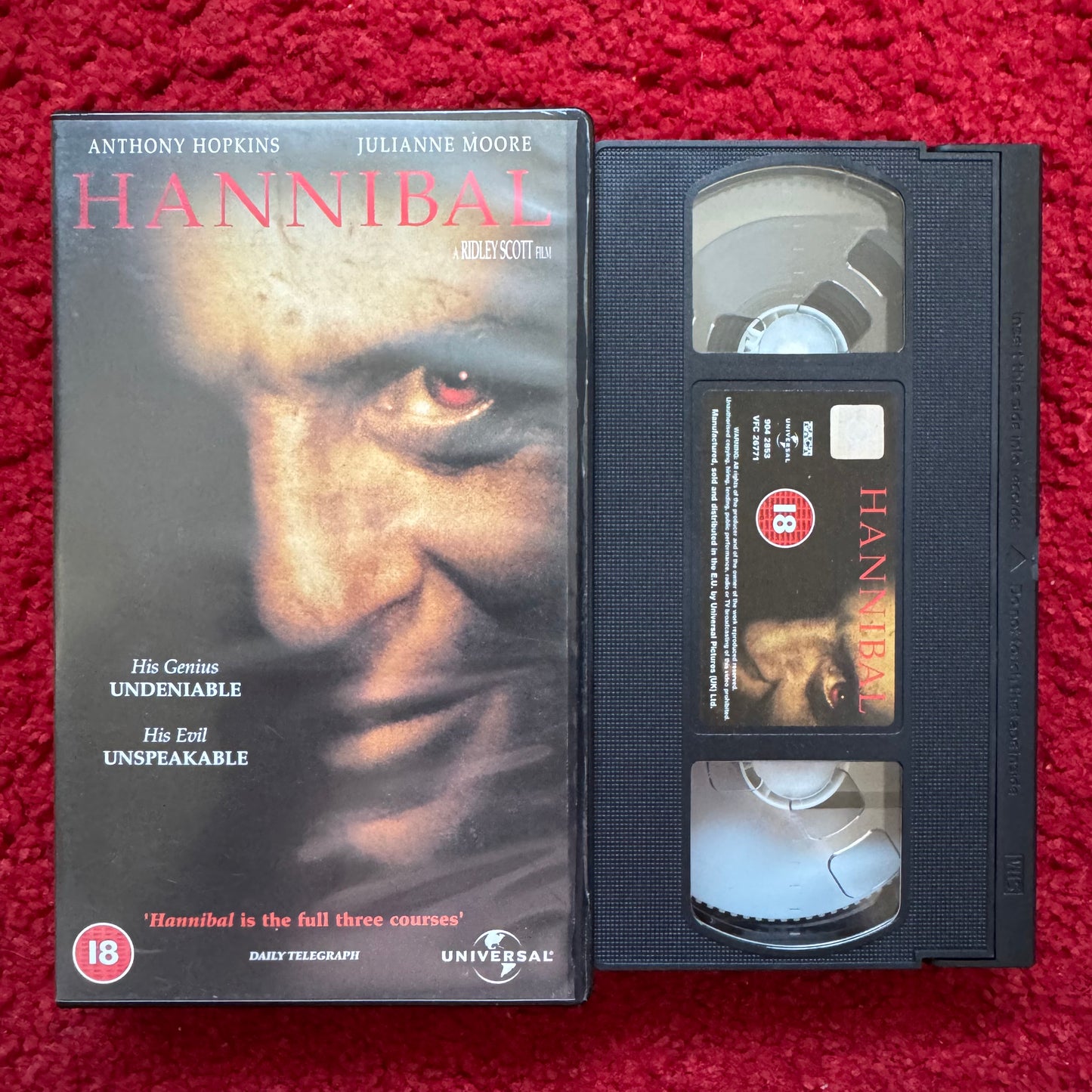 Hannibal VHS Video (2001) 9042853