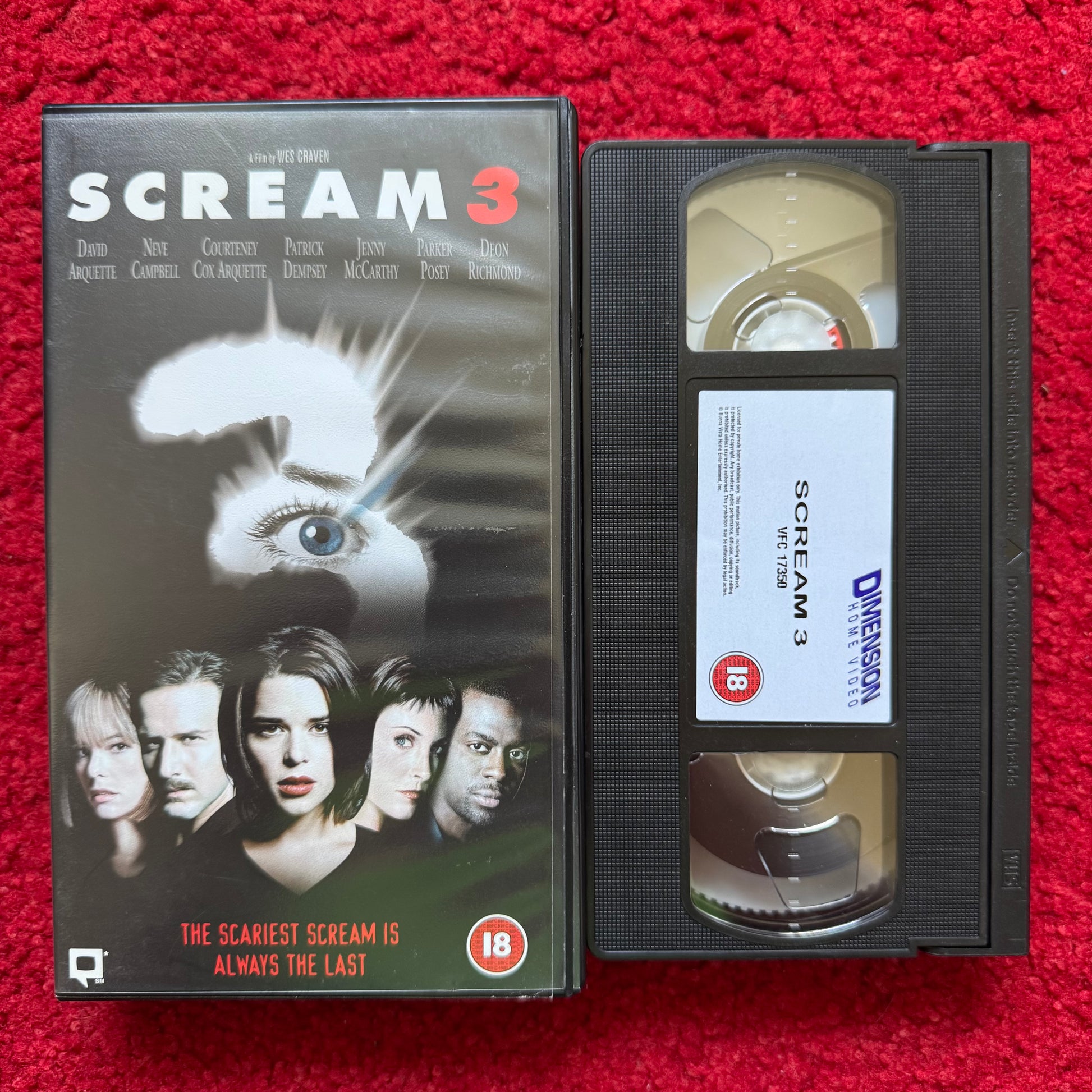 Scream 3 VHS Video (2000) D611210