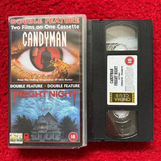 Candyman / Fright Night Double Feature VHS Video (1992) CC7363