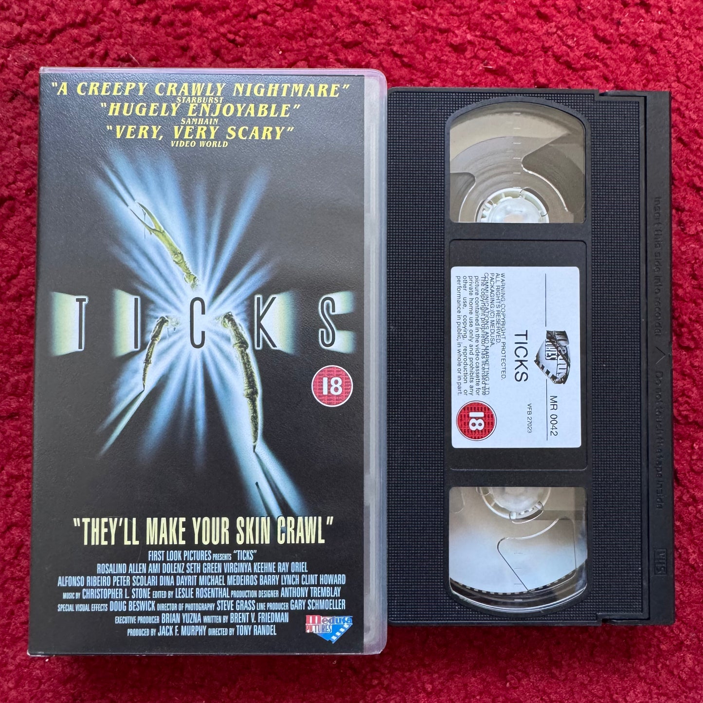 Ticks VHS Video (1993) MR0042